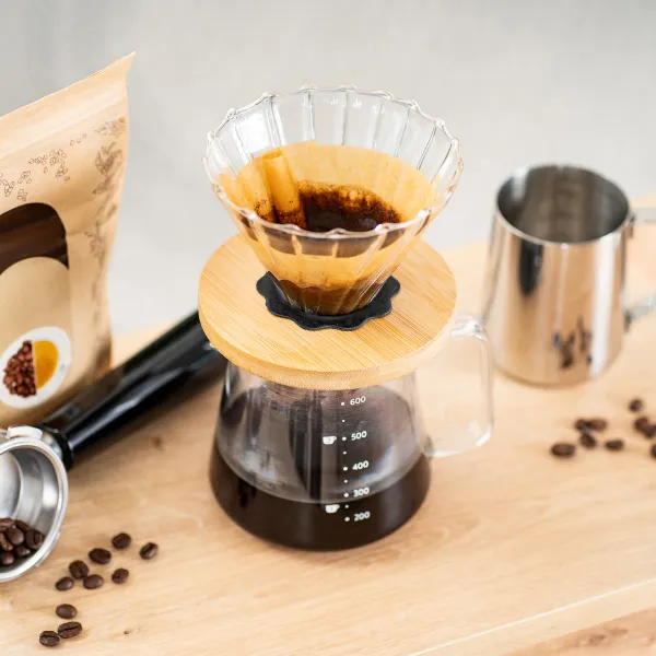 4Home Súprava na prekvapkávanú kávu Dripper, 600 ml