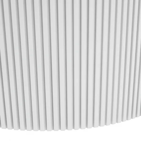 Konferenčný stolík, biely mramor/MDF, priemer 80 cm, MAHIR TYP 1