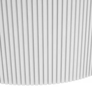 Konferenčný stolík, biely mramor/MDF, priemer 80 cm, MAHIR TYP 1