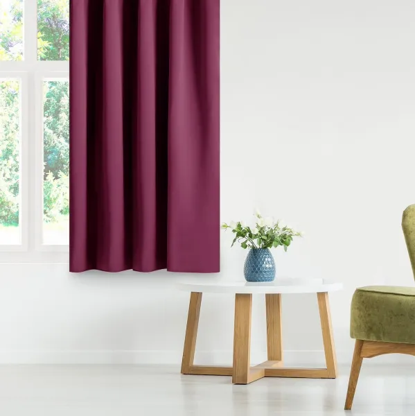 Restilo Záves AmeliaHome Blackout s multifunkčnou páskou 140x270 cm fialový, veľkosť 140x270