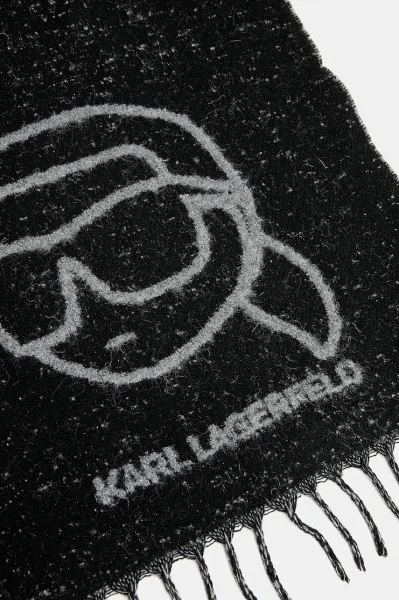 Šál s prímesou vlny Karl Lagerfeld IKON