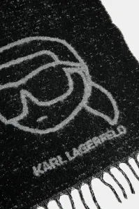 Šál s prímesou vlny Karl Lagerfeld IKON