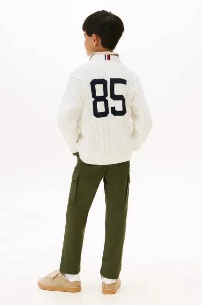 Detský bavlnený sveter Tommy Hilfiger