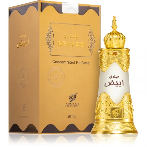 Afnan Sandal Abiyad parfémovaný olej unisex 20 ml