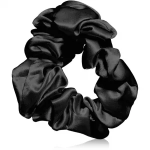 Notino Silk Collection Large scrunchie hodvábna gumička do vlasov Black 1 ks