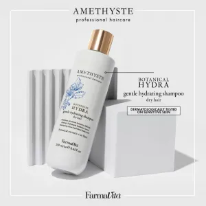 FarmaVita Amethyste Botanical Hydra hydratačný šampón pre šetrné umývanie s UV filtrom 250 ml