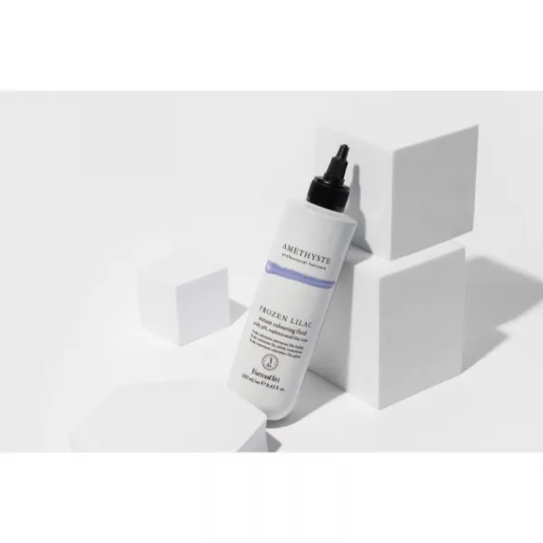 FarmaVita Amethyste Instant Colouring Fluid farbiaca maska pre šedivé vlasy odtieň Lilac Frozen 250 ml