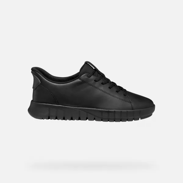 Black women's sneakers Geox Flextride Plus Fast in - Women's