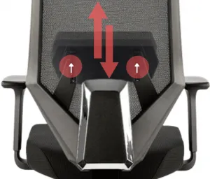 ANTARES Ergonomická kancelárska stolička EDGE čierna – na dlhé sedenie 8–12 h