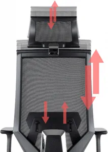 ANTARES Ergonomická kancelárska stolička EDGE sivá