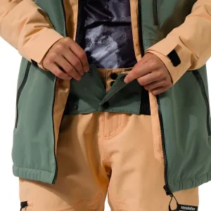 HORSEFEATHERS Bunda Lark - peach GREEN velikost L