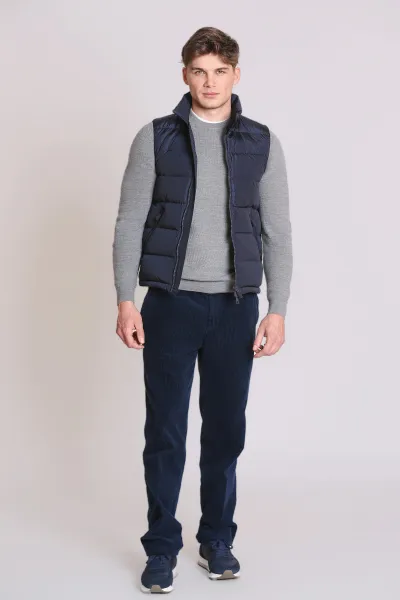 Vesta Aspesi Gilet Piuma Slim Re Navy