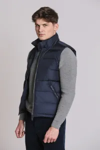Vesta Aspesi Gilet Piuma Slim Re Navy