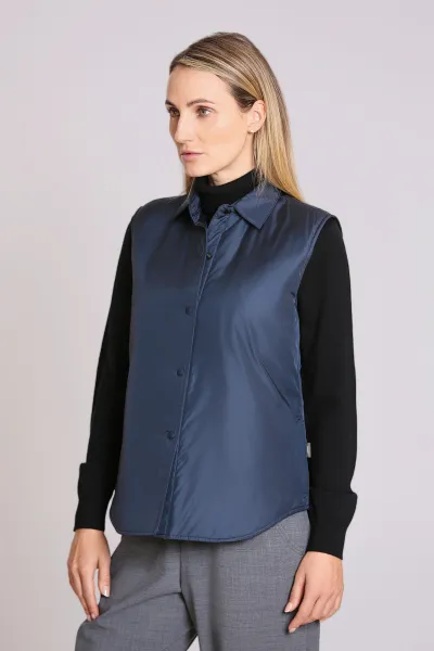 Vesta Aspesi Gilet Dot Navy