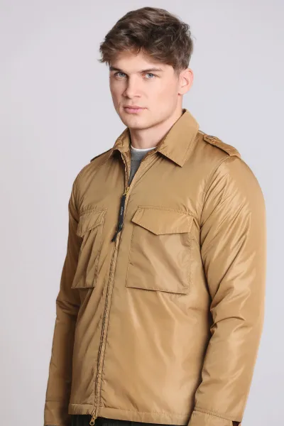 Bunda Aspesi Camicia Field Shirt Biscotto