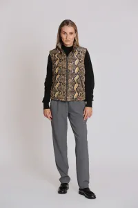 Vesta Aspesi Gilet New Minnie Pitone