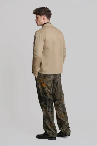 Košeľa Aspesi Camicia Capa Beige
