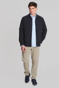 Bunda Aspesi Camicia Doppia Blu Navy
