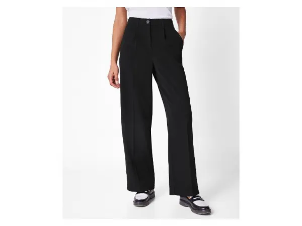 esmara® Dámske nohavice „Wide-Leg“ (čierna, 42)