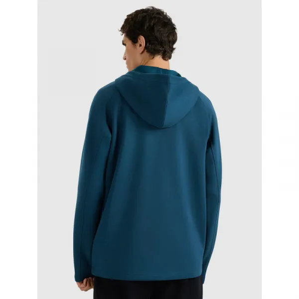 Pánska mikina so zipsom 4F SWEATSHIRT M1865-WAW25TSWSM1865-32S-DENIM