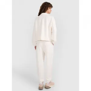 Dámske tepláky 4F TROUSERS CAS F1180-WAW25TTROF1180-11S-OFF WHITE