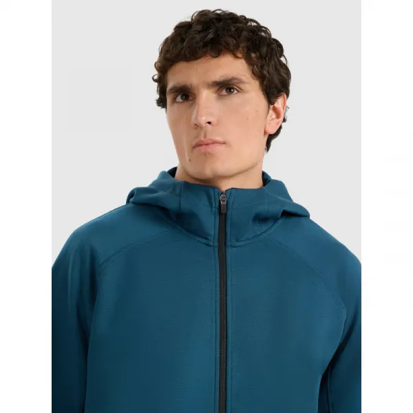 Pánska mikina so zipsom 4F SWEATSHIRT M1865-WAW25TSWSM1865-32S-DENIM