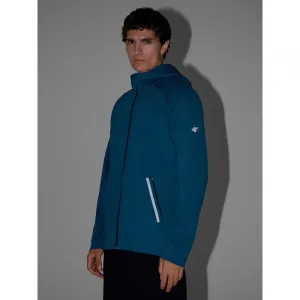 Pánska mikina so zipsom 4F SWEATSHIRT M1865-WAW25TSWSM1865-32S-DENIM