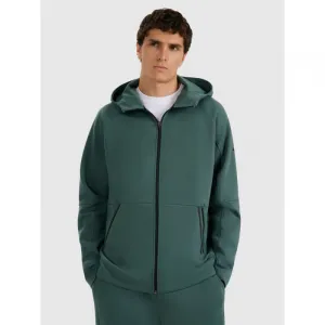 Pánska mikina so zipsom 4F SWEATSHIRT M1865-WAW25TSWSM1865-41S-GREEN