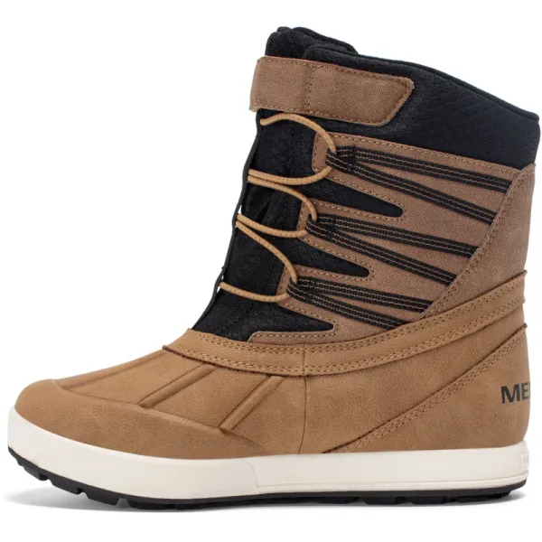 Detské vysoké zimné topánky MERRELL Snow Bank 5.0 WTRPF K wheat black