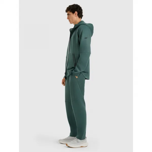 Pánska mikina so zipsom 4F SWEATSHIRT M1865-WAW25TSWSM1865-41S-GREEN