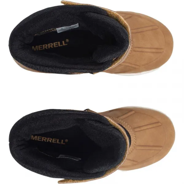 Detské vysoké zimné topánky MERRELL Snow Bank 5.0 WTRPF K wheat black