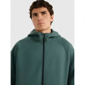 Pánska mikina so zipsom 4F SWEATSHIRT M1865-WAW25TSWSM1865-41S-GREEN