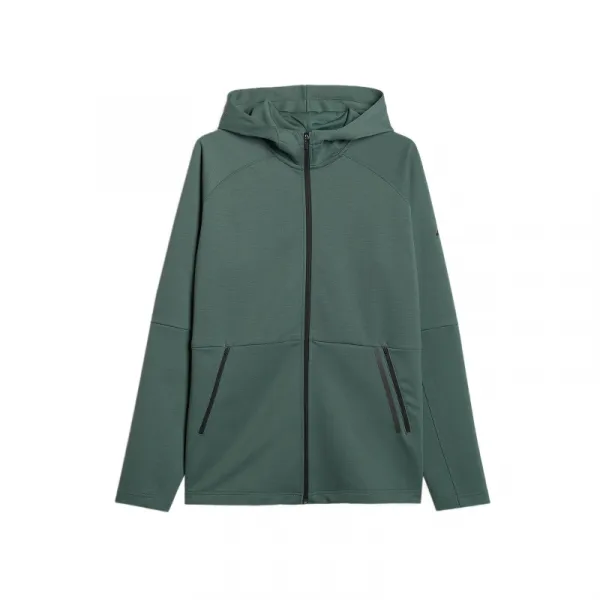Pánska mikina so zipsom 4F SWEATSHIRT M1865-WAW25TSWSM1865-41S-GREEN