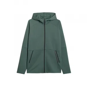 Pánska mikina so zipsom 4F SWEATSHIRT M1865-WAW25TSWSM1865-41S-GREEN