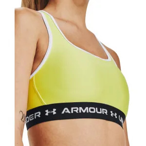 Dámska tréningová športová podprsenka UNDER ARMOUR UA Crossback Mid Bra-YLW