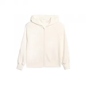 Dámska mikina so zipsom 4F SWEATSHIRT F1835-WAW25TSWSF1835-11S-OFF WHITE
