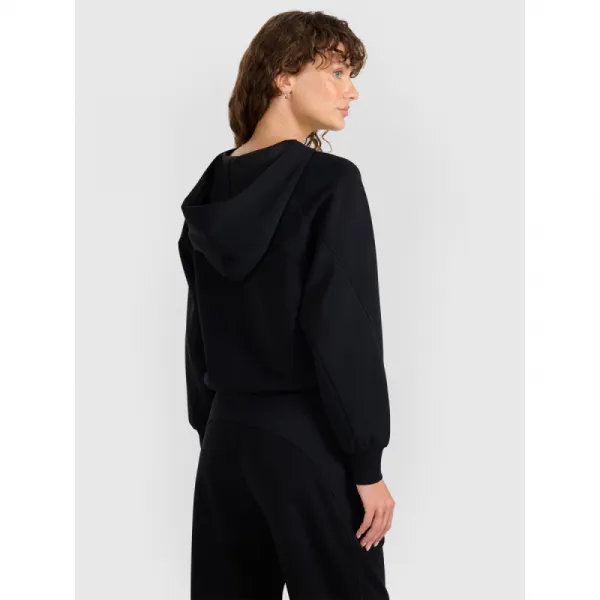 Dámska mikina so zipsom 4F SWEATSHIRT F1835-WAW25TSWSF1835-21S-BLACK