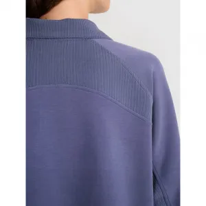 Dámska mikina s 1 2 zipsom 4F SWEATSHIRT F1836-WAW25TSWSF1836-32S-DENIM