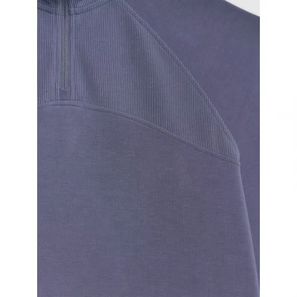Dámska mikina s 1 2 zipsom 4F SWEATSHIRT F1836-WAW25TSWSF1836-32S-DENIM