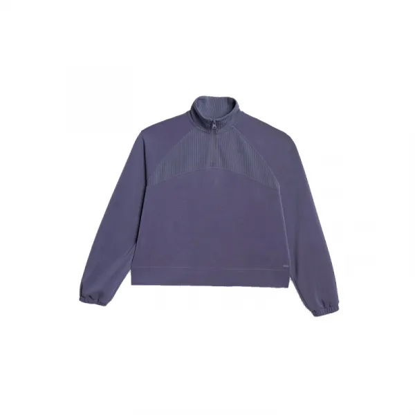 Dámska mikina s 1 2 zipsom 4F SWEATSHIRT F1836-WAW25TSWSF1836-32S-DENIM