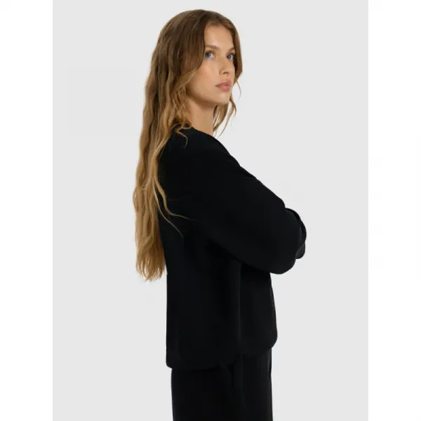 Dámska mikina 4F SWEATSHIRT F1837-WAW25TSWSF1837-21S-BLACK