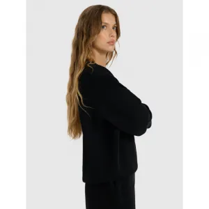 Dámska mikina 4F SWEATSHIRT F1837-WAW25TSWSF1837-21S-BLACK