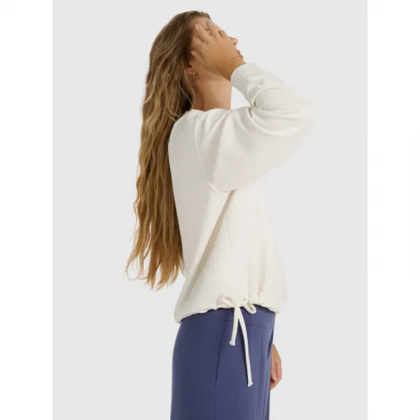 Dámska mikina 4F SWEATSHIRT F1837-WAW25TSWSF1837-11S-OFF WHITE