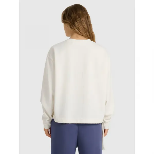 Dámska mikina 4F SWEATSHIRT F1837-WAW25TSWSF1837-11S-OFF WHITE