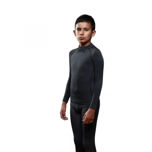 Juniorské termo tričko s dlhým rukávom BLIZZARD Essential long sleeve junior, anthracite