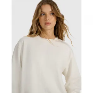 Dámska mikina 4F SWEATSHIRT F1837-WAW25TSWSF1837-11S-OFF WHITE