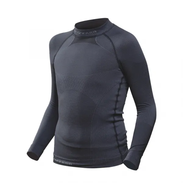 Juniorské termo tričko s dlhým rukávom BLIZZARD Essential long sleeve junior, anthracite