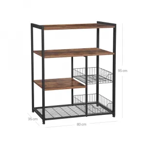 Kuchynský regál MADERA III