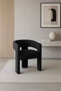 Leith LET71BLK Tapetovaná stolička
