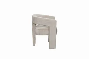 LivinHill Designové čalouněné jídelní křeslo Leith taupe